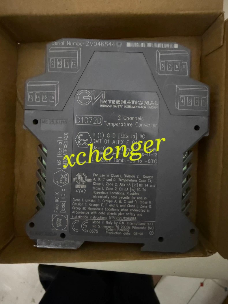 1PCS GMI Kimai Safety Barrier Relay D1072D Genuine Italian Imported Part