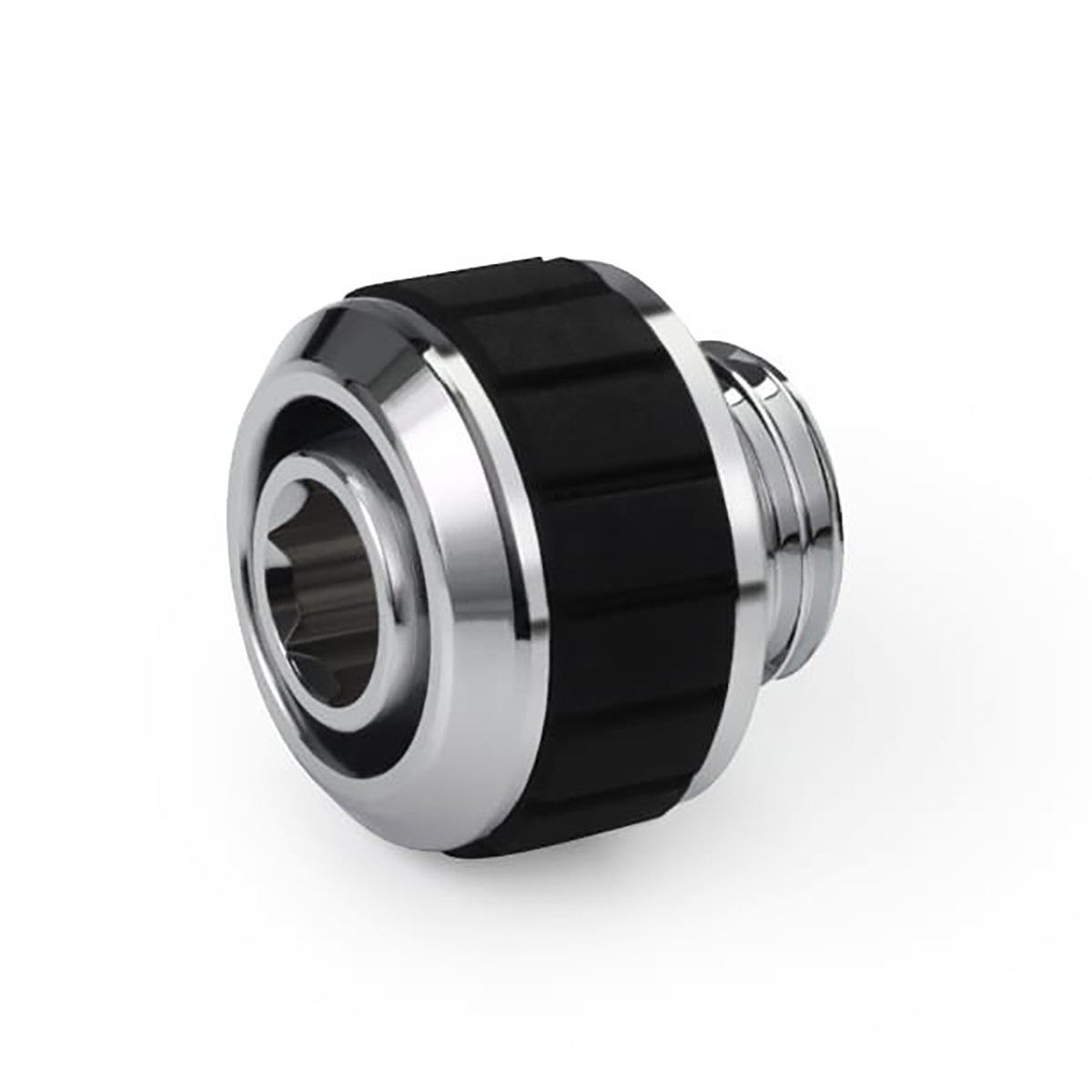 Alphacool Apex Grip SoftTube Fitting, 13/10mm, Chrome