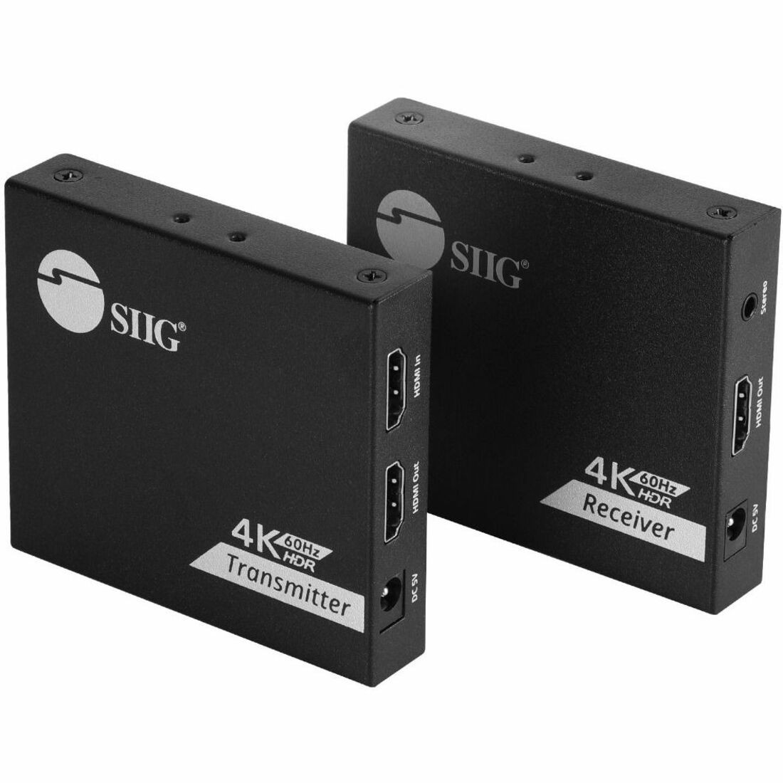 SIIG HDMI Over Cat6/7 Extender, 4K60Hz, 230ft, Loopout, CE-H27D11-S1