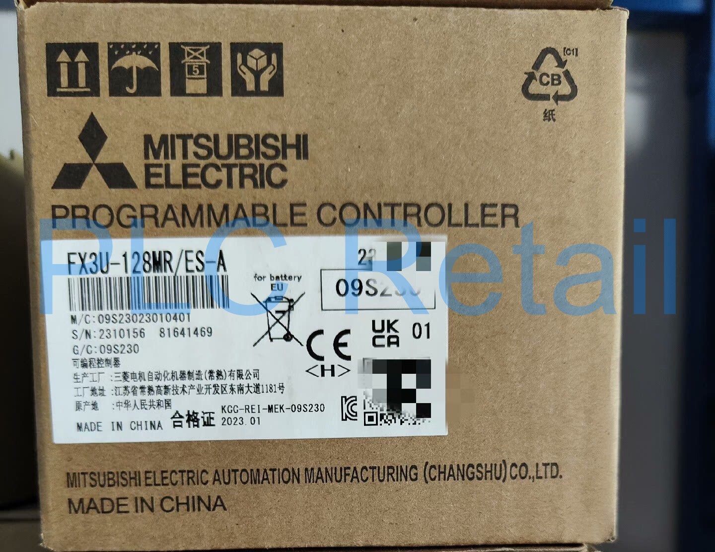 1PCS NEW Mitsubishi module FX3U-128MR/ES-A DHL Fast delivery