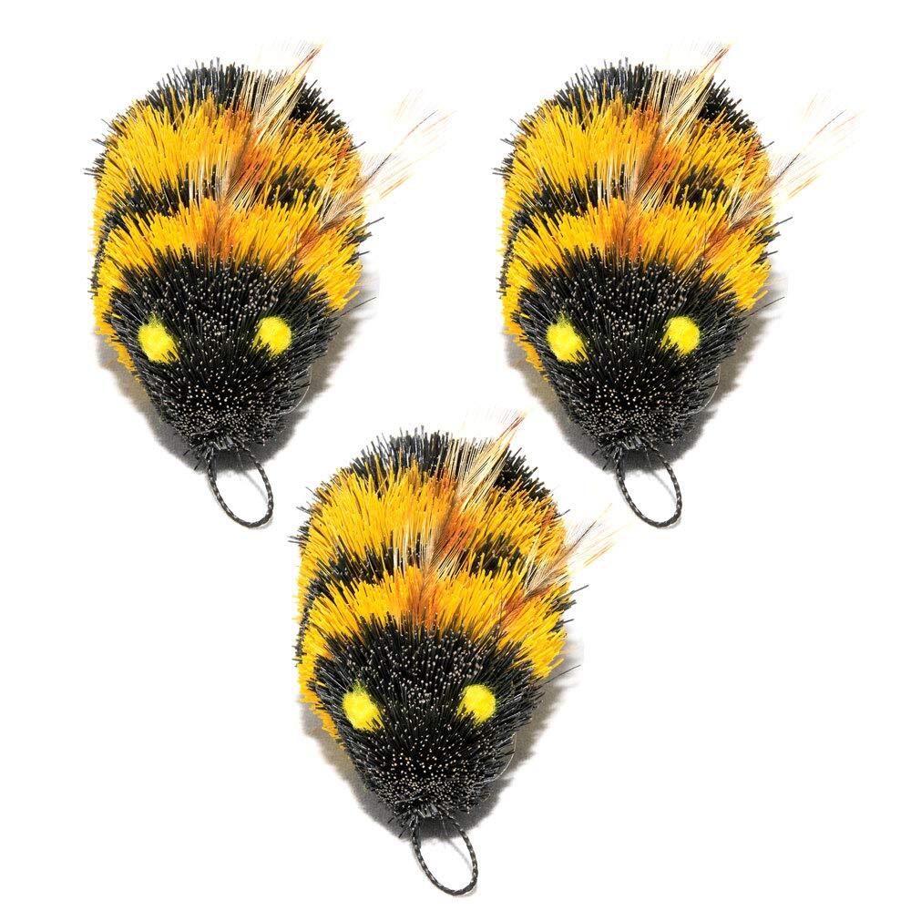 3 Pack Black Yellow Interactive PET_TOY with Varying Colors and Sizes