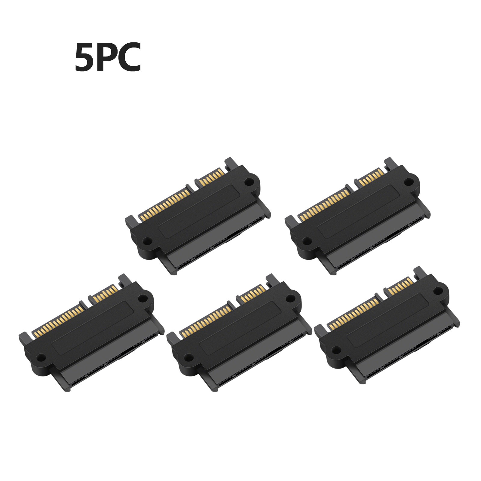 1/5/10PCS SAS To SATA 22 Pin Male Converter HDD Hard Disk Adapter SFF-8482e7