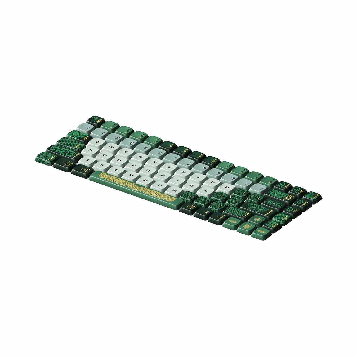 Lofree FLOW 84-Key Low Profile PBT Keycaps Set, “Bronze” - brand new
