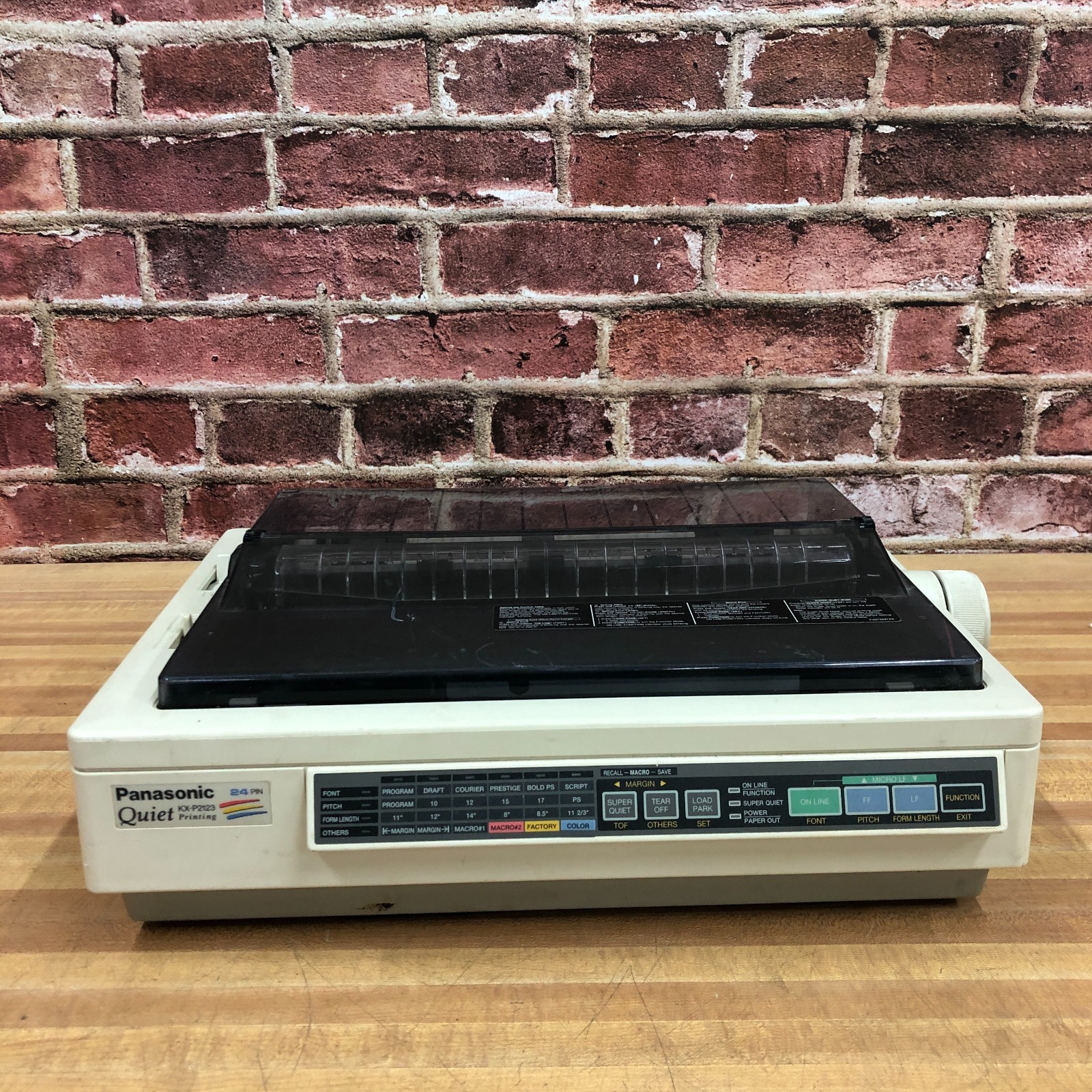 Panasonic KX-P2123  24-Pin Dot Matrix Color Printer - WORKS