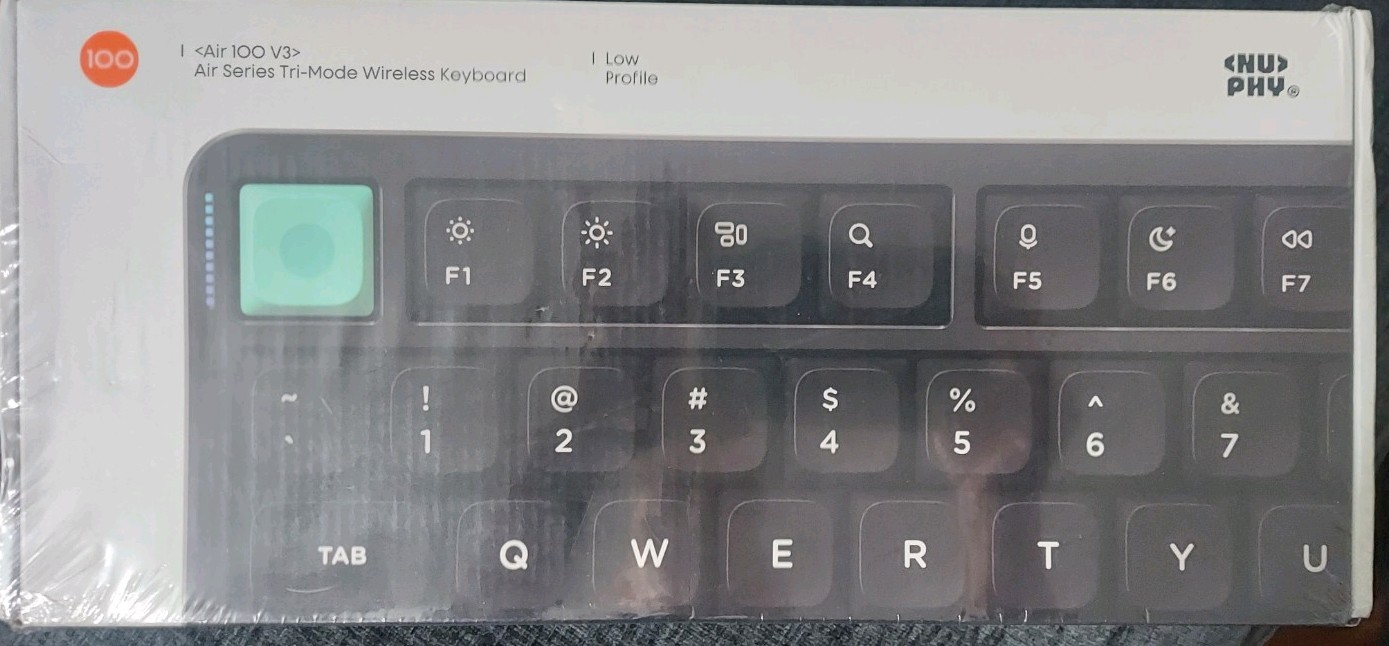 NuPhy Air100 V3 Low Profile Tri-Mode Wireless Mechanical Keyboard~NEW IN BOX