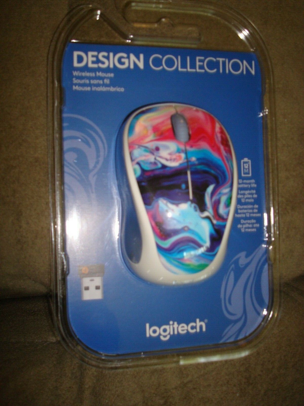 Logitech Design Collection Wireless Mouse (910-005841)
