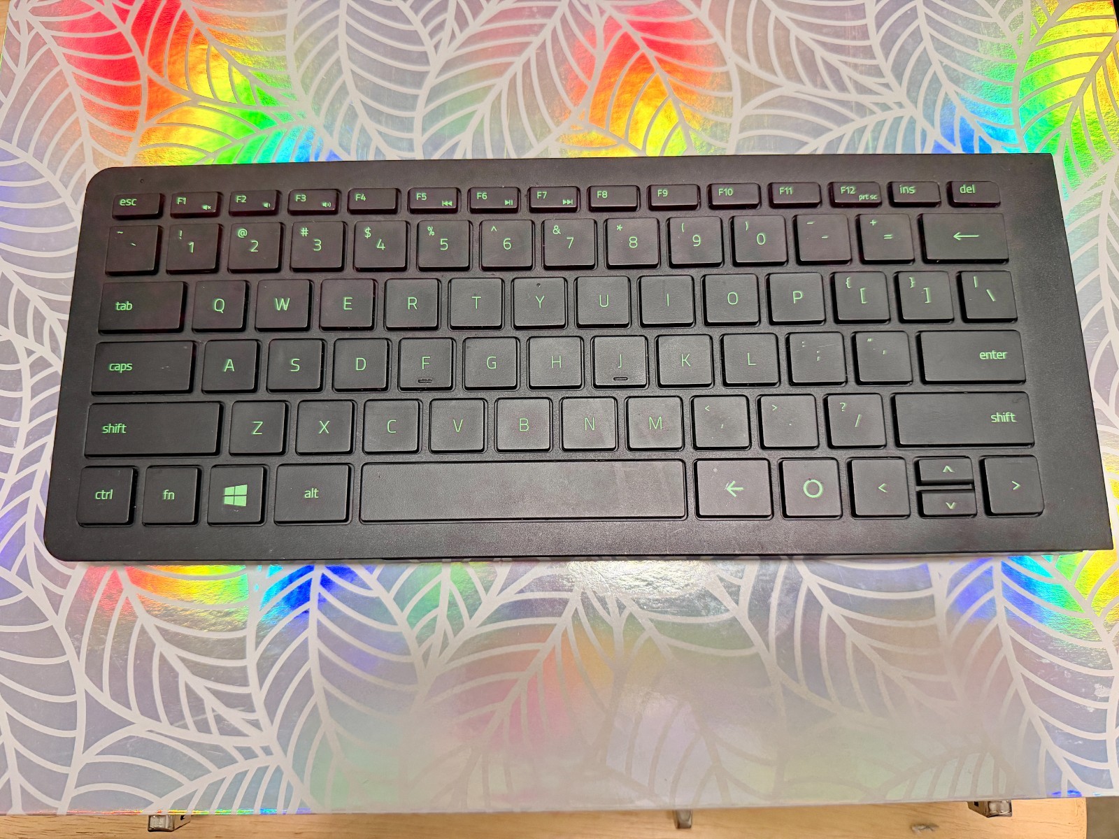 Razer Turret Lapboard Keyboard RZ03-0133 Bluetooth Foldable w/ Mouse Pad WORKING