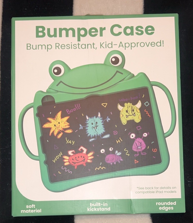 Green Frog Kids iPad Case 11 Inch Pro Air 4 Silicone Bumper Cover Stand Handles