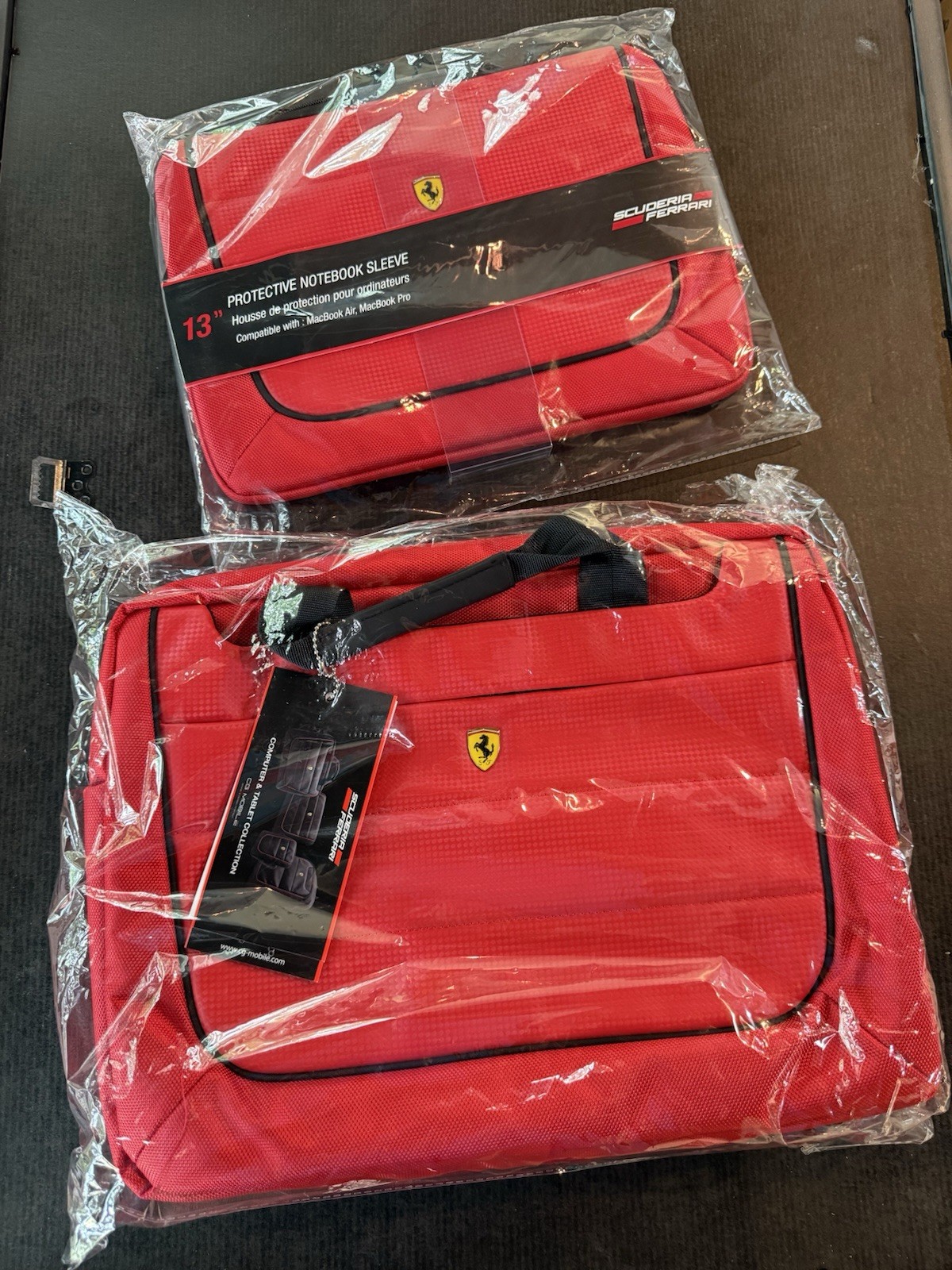 Scuderia Ferrari Laptop Bag & 13” Notebook Sleeve Red CG Mobile NEW Sealed
