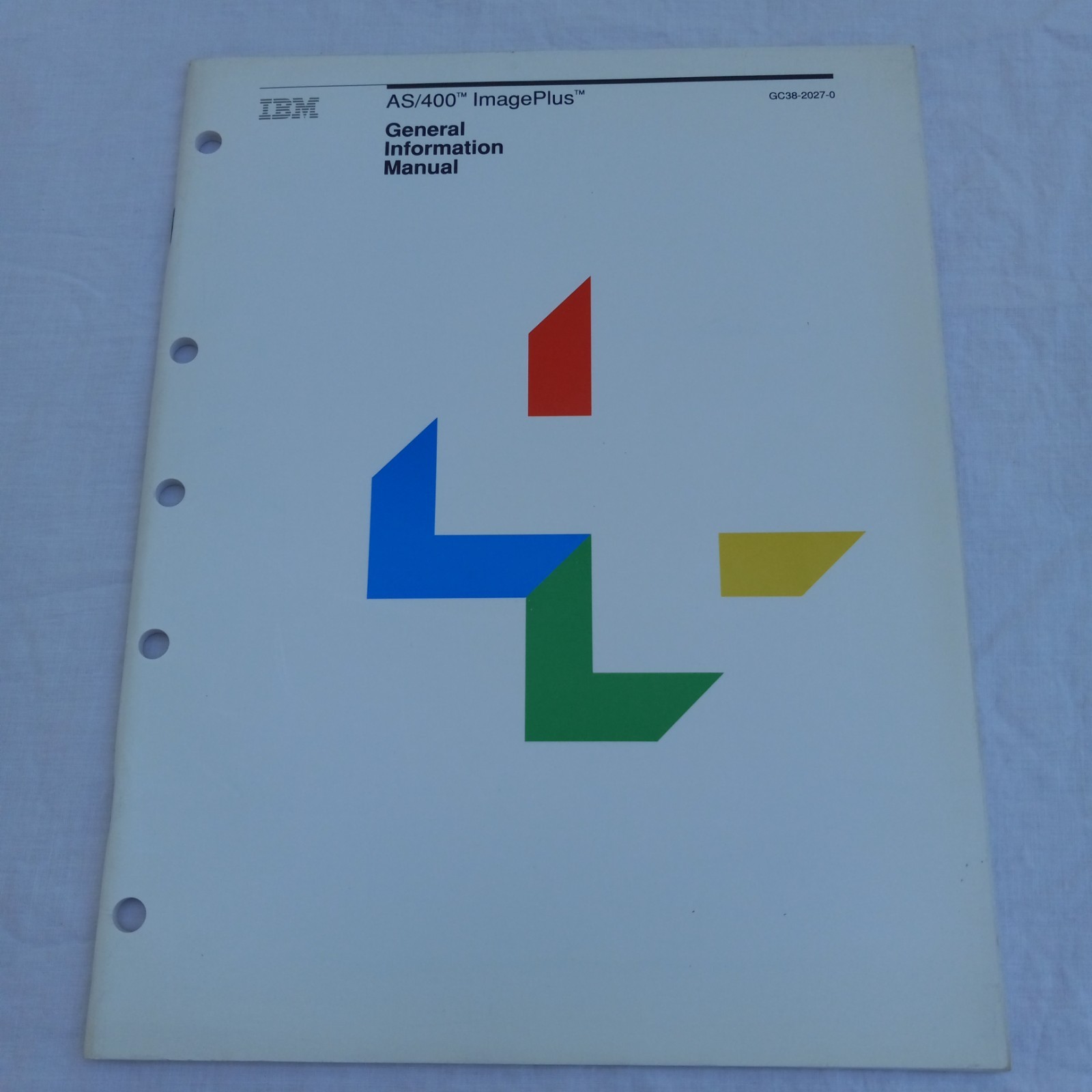 1990 1st Edition IBM AS/400 ImagePlus GENERAL INFORMATION MANUAL Guide 53pg