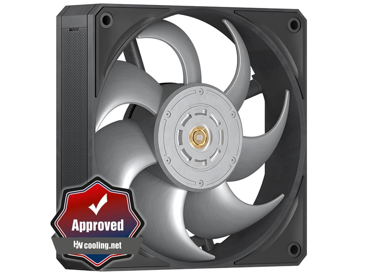 PCCOOLER CPS F9 R120 High-Speed 120mm Industrial Case Fan, 3-Phase 6-Slot Motor,