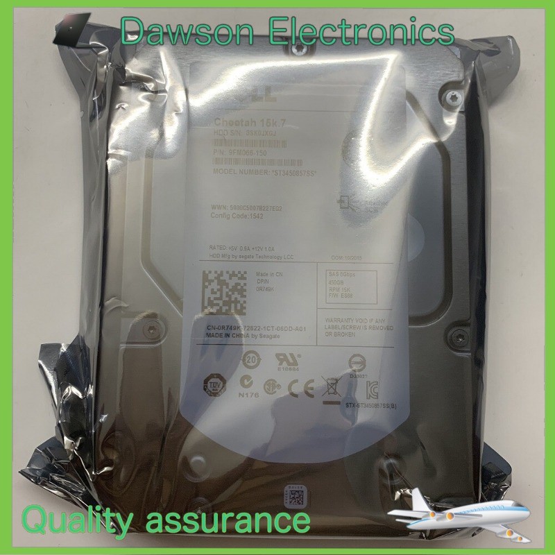 Open Box NEW R749K Dell 450GB 15K 3.5 6G SAS HDD Hard Drive 0R749K ST3450857SS