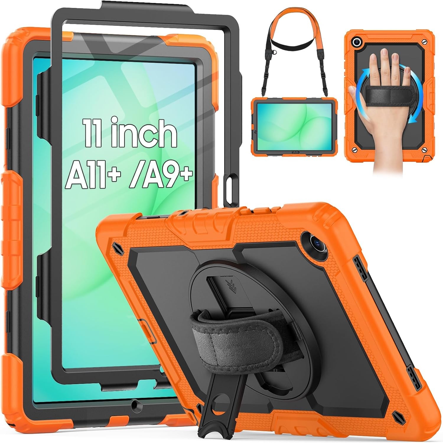 Case for Samsung Galaxy Tab A11+ 11 Inch, Protective with Screen Protector, Shoc