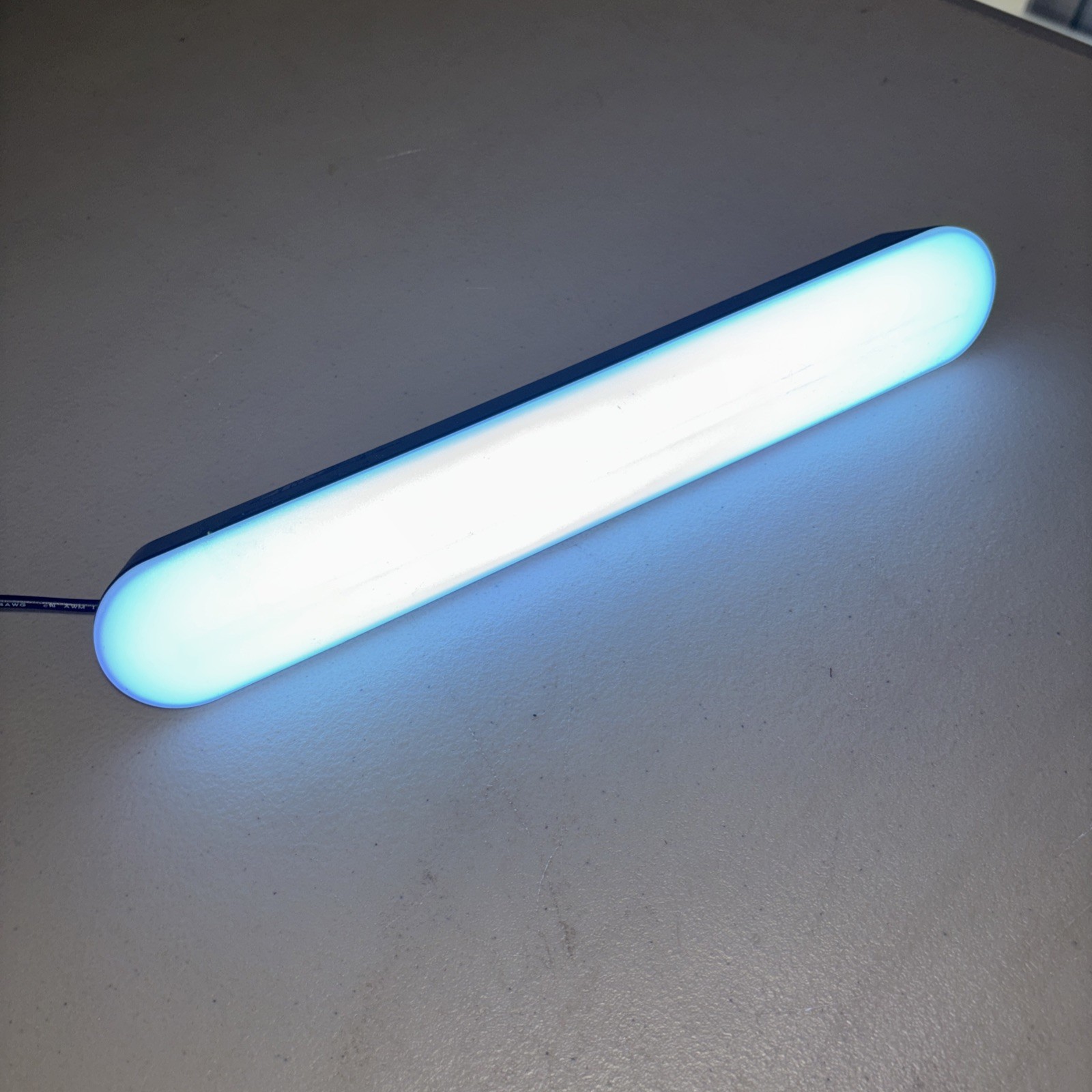 USB Powered Gaming LED Desktop Light Bar Light Blue