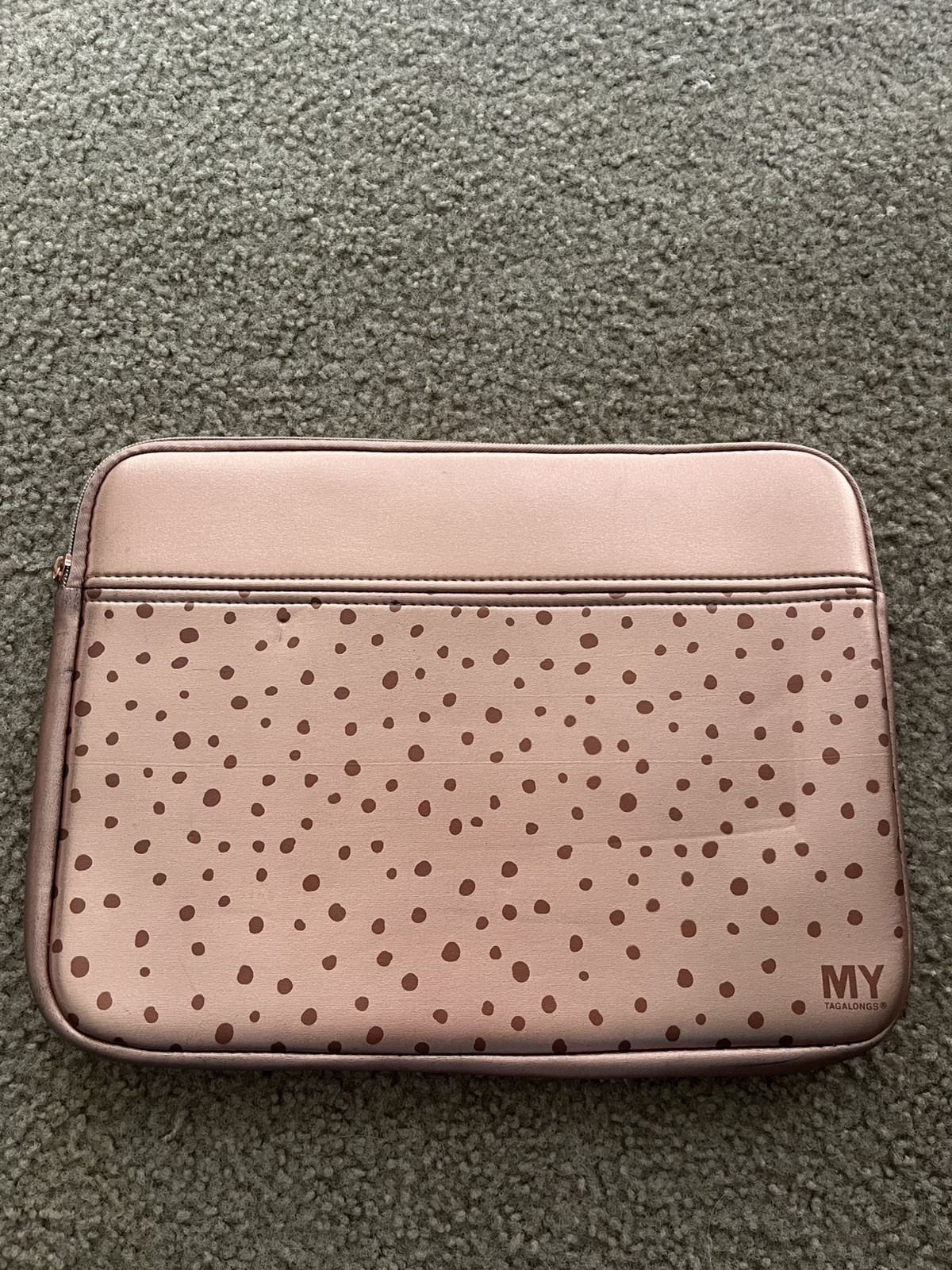 MY TAGALONGS LAPTOP SLEEVE NEOPRENE 13  TO 15 INCH BLUSH NATURAL NIP Rose Gold 