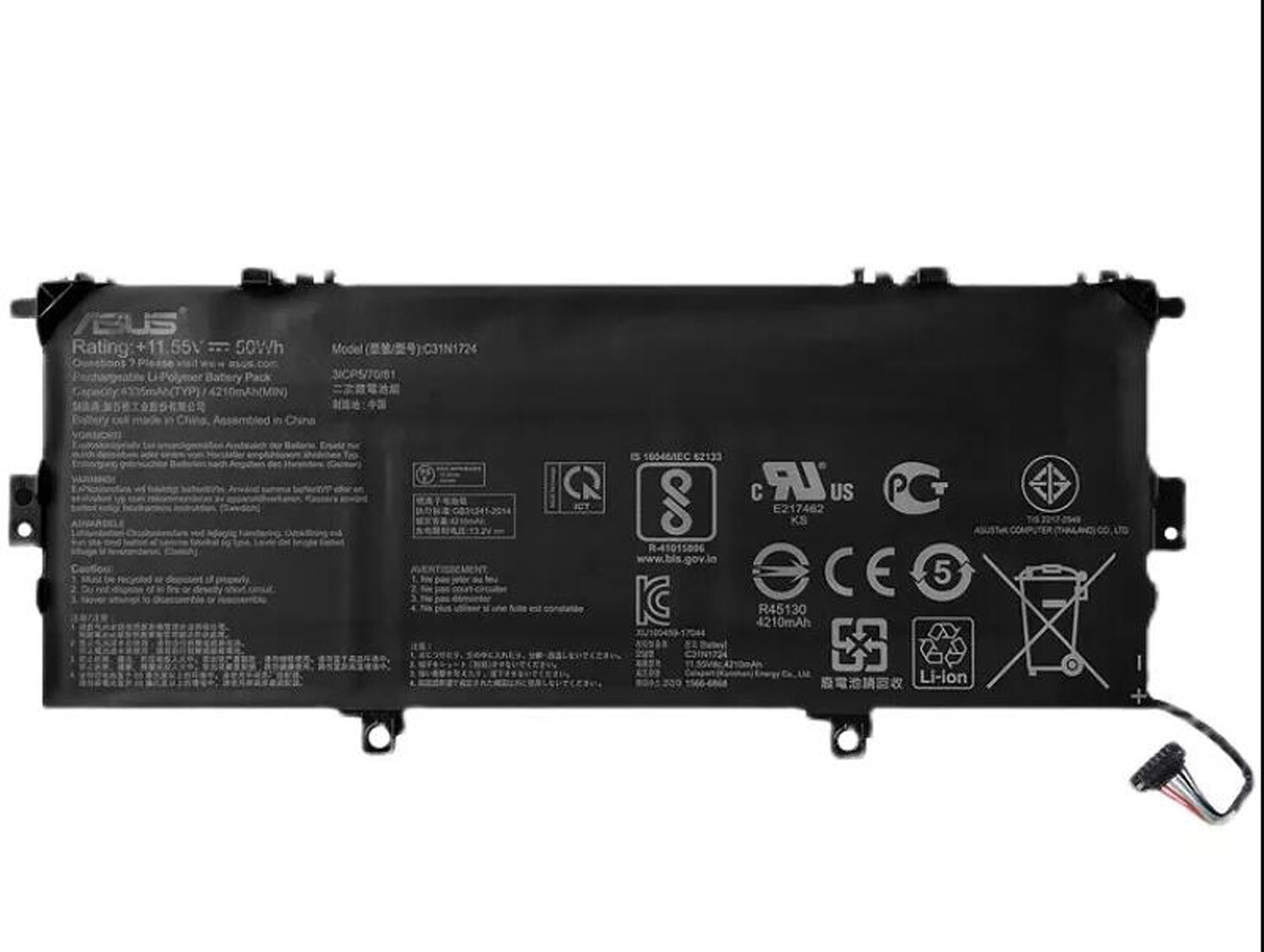 Genuine Battery C31N1724 For ASUS ZenBook 13 UX331UN UX331UAL UX331U UX331FAL
