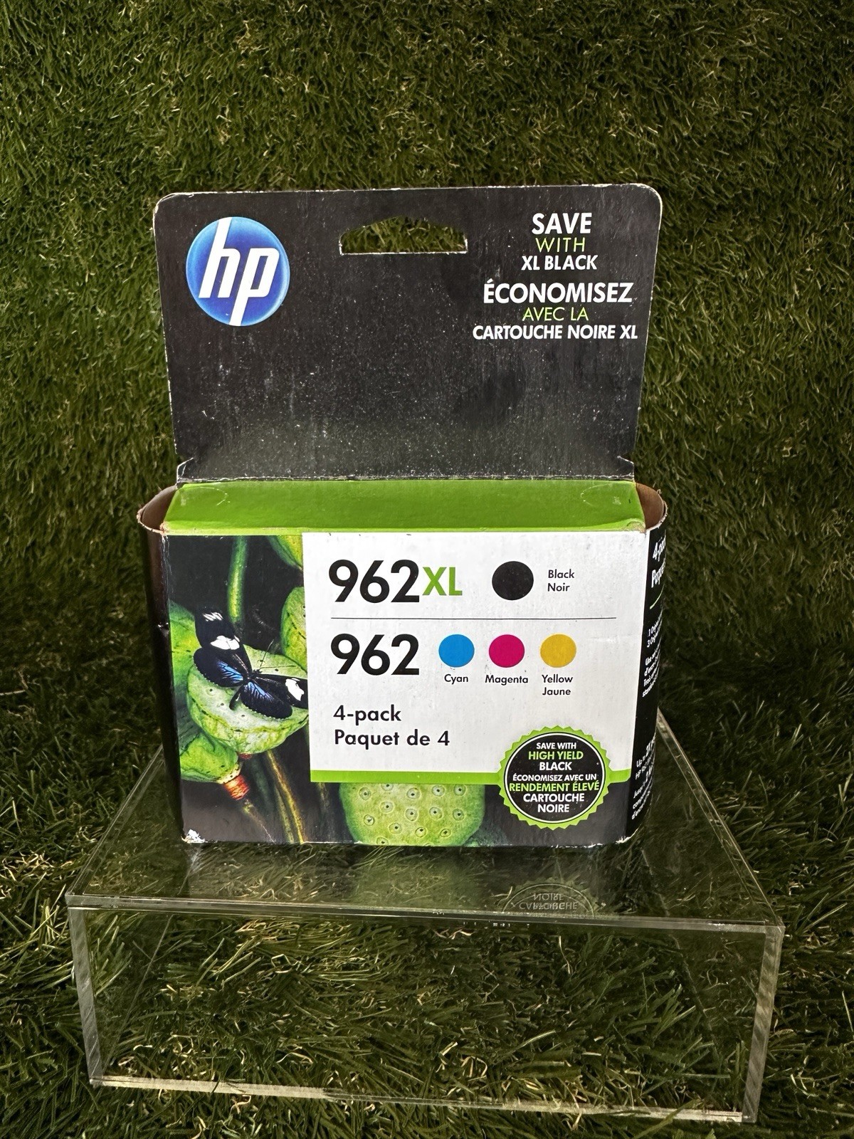 HP 962XL Black 962 Cyan Magenta Yellow Genuine Ink 4 Pack