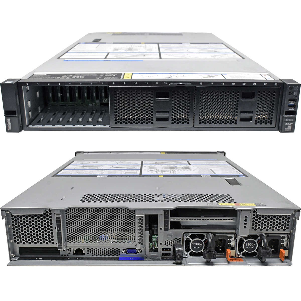 Lenovo ThinkSystem SR650 Server No CPU 0GB PC4 RAM 2x Cooler 430-8i 8x SFF 2.5"