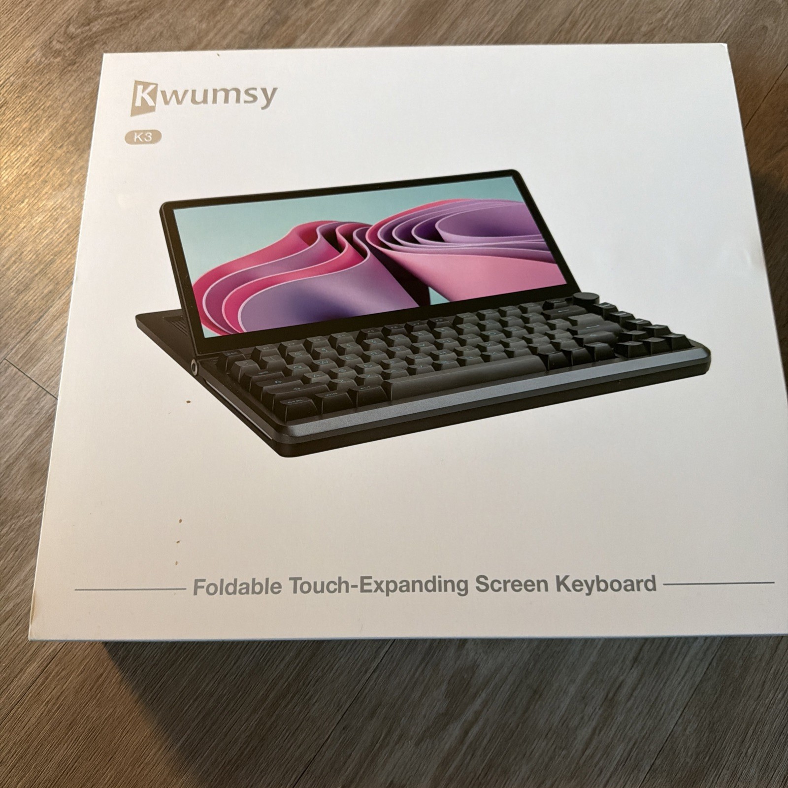 Kwumsy K3 Portable Mechanical Keyboard 82-Key Touchscreen Gaming USB Wired