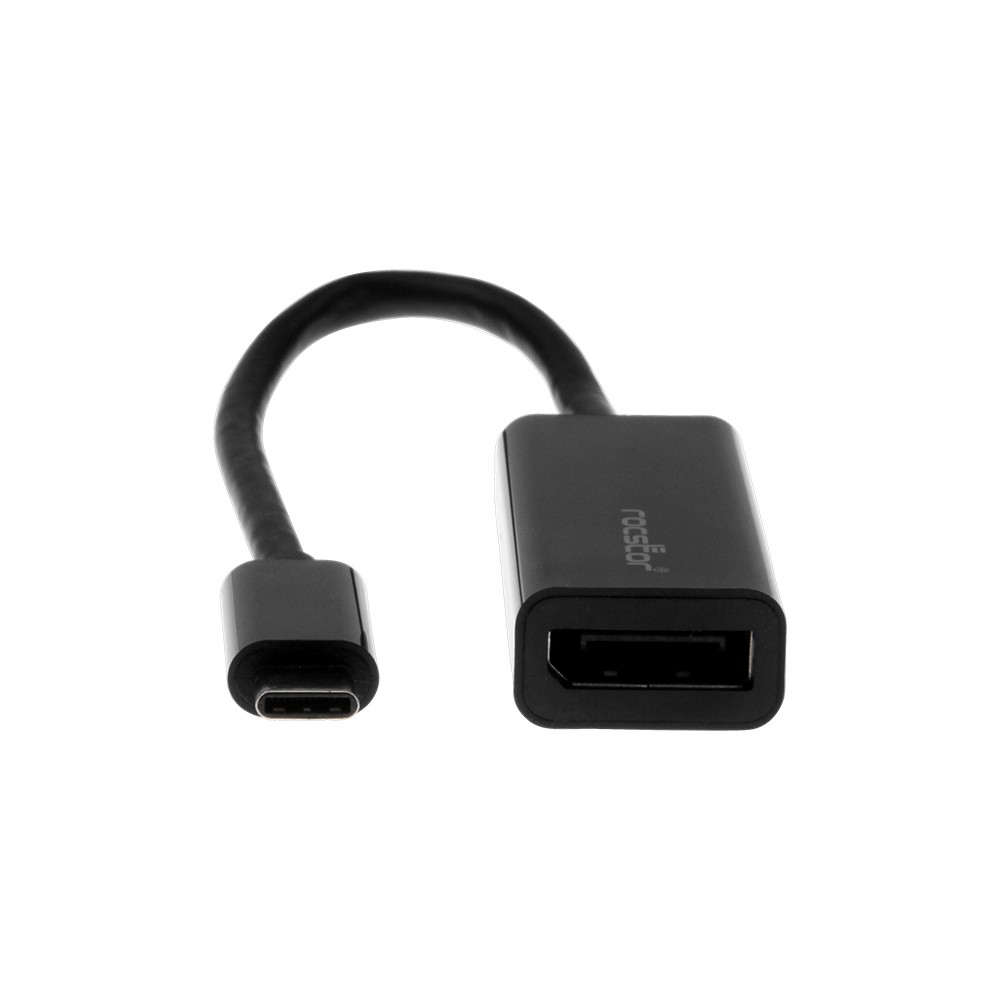 Rocstor Y10C131-B1 Ac Usb-C To Displayport Adapter Black Retail