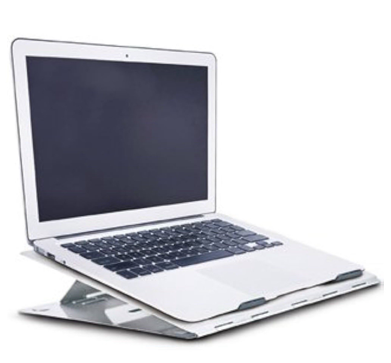 Aidata LHA-6 Aluminum Portable Ultrabook Stand with Neoprene Bag, Silver