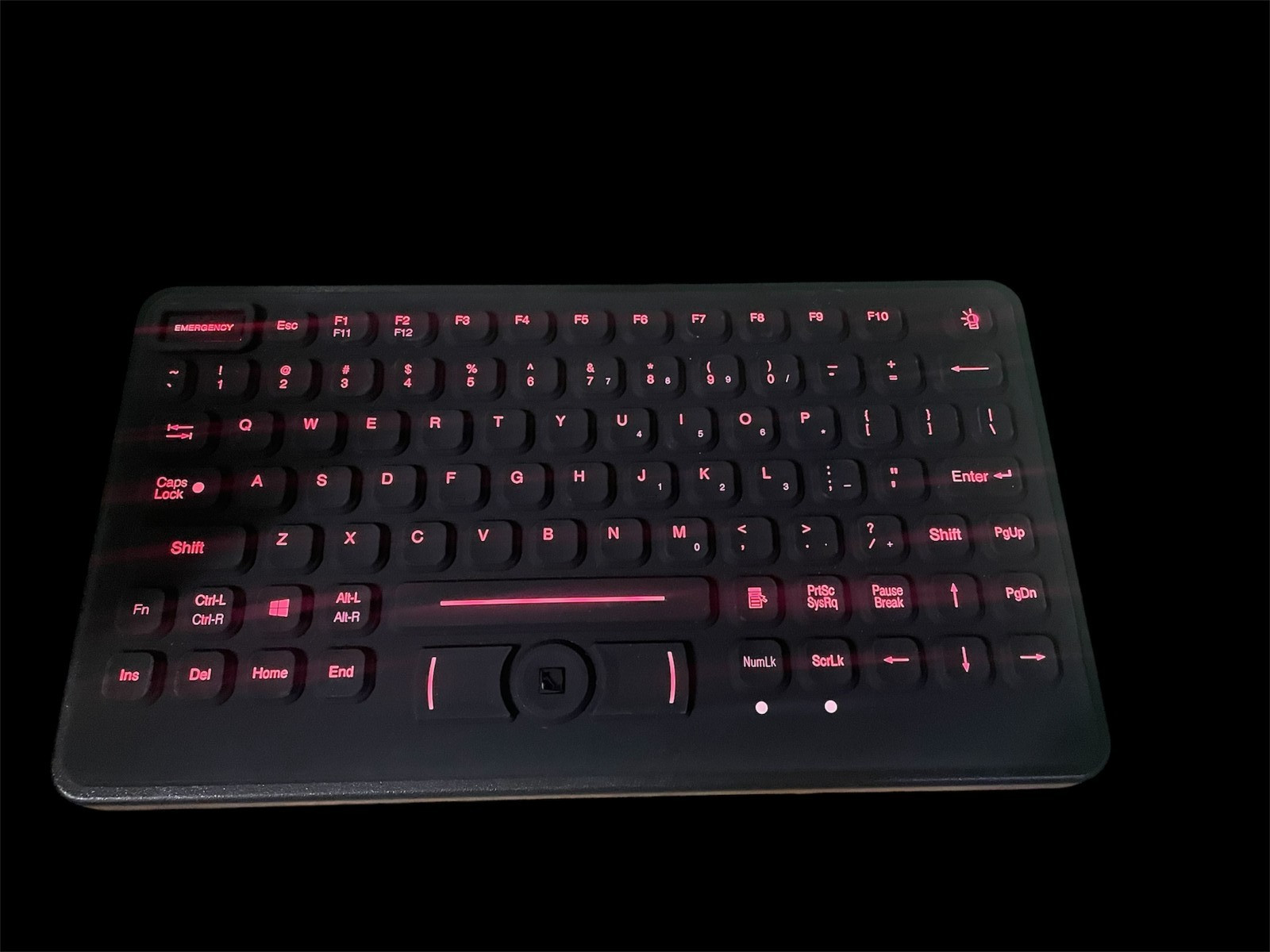 TG3 ELECTRONICS KBA-BLH-5RU 86 Key Rugged Keyboard - GREAT CONDITION - TESTED