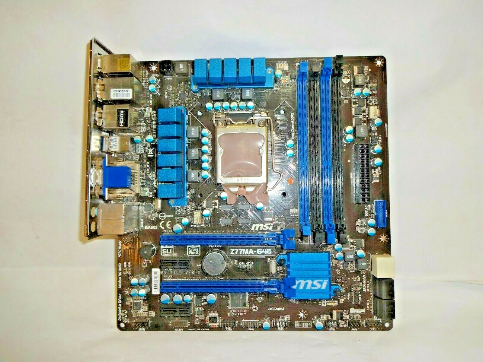 MSI Z77MA-G45 Intel Z77 Motherboard LGA 1155 DDR3