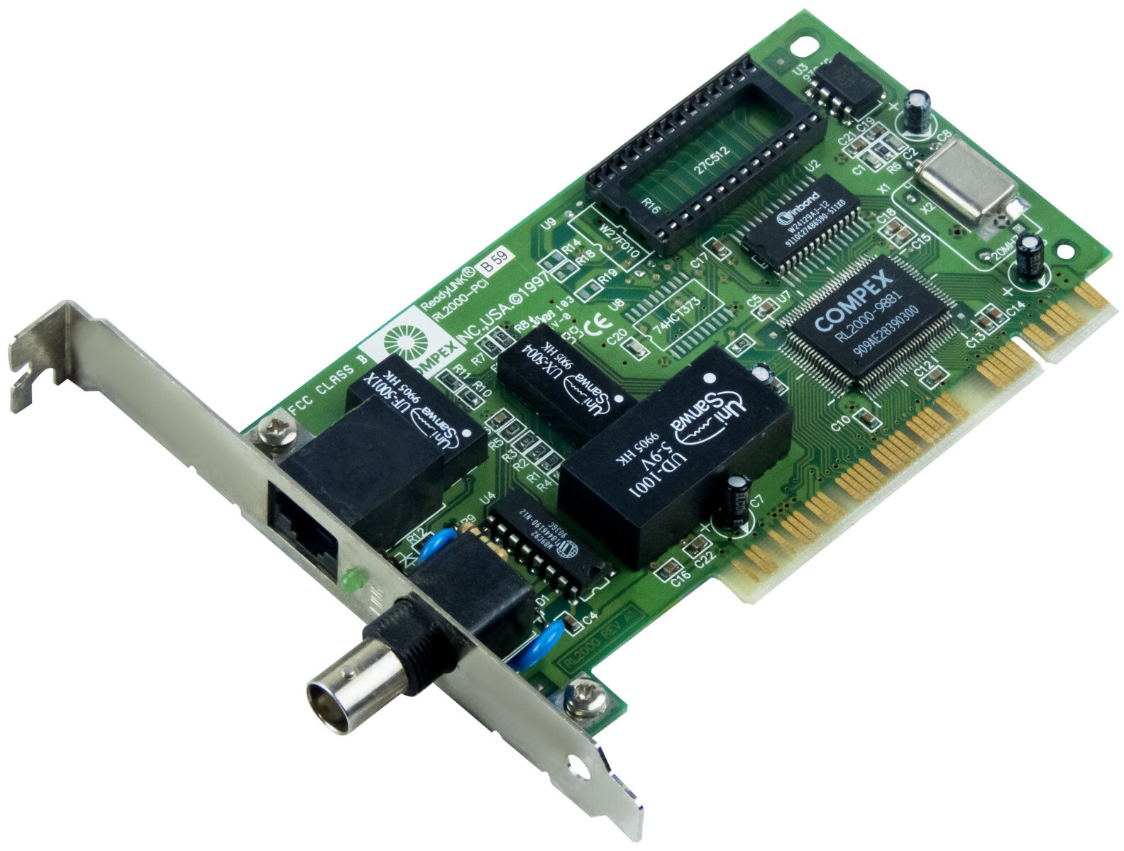 COMPEX ReadyLINK RL2000-PCI BNC RJ45 10MBPS PCI