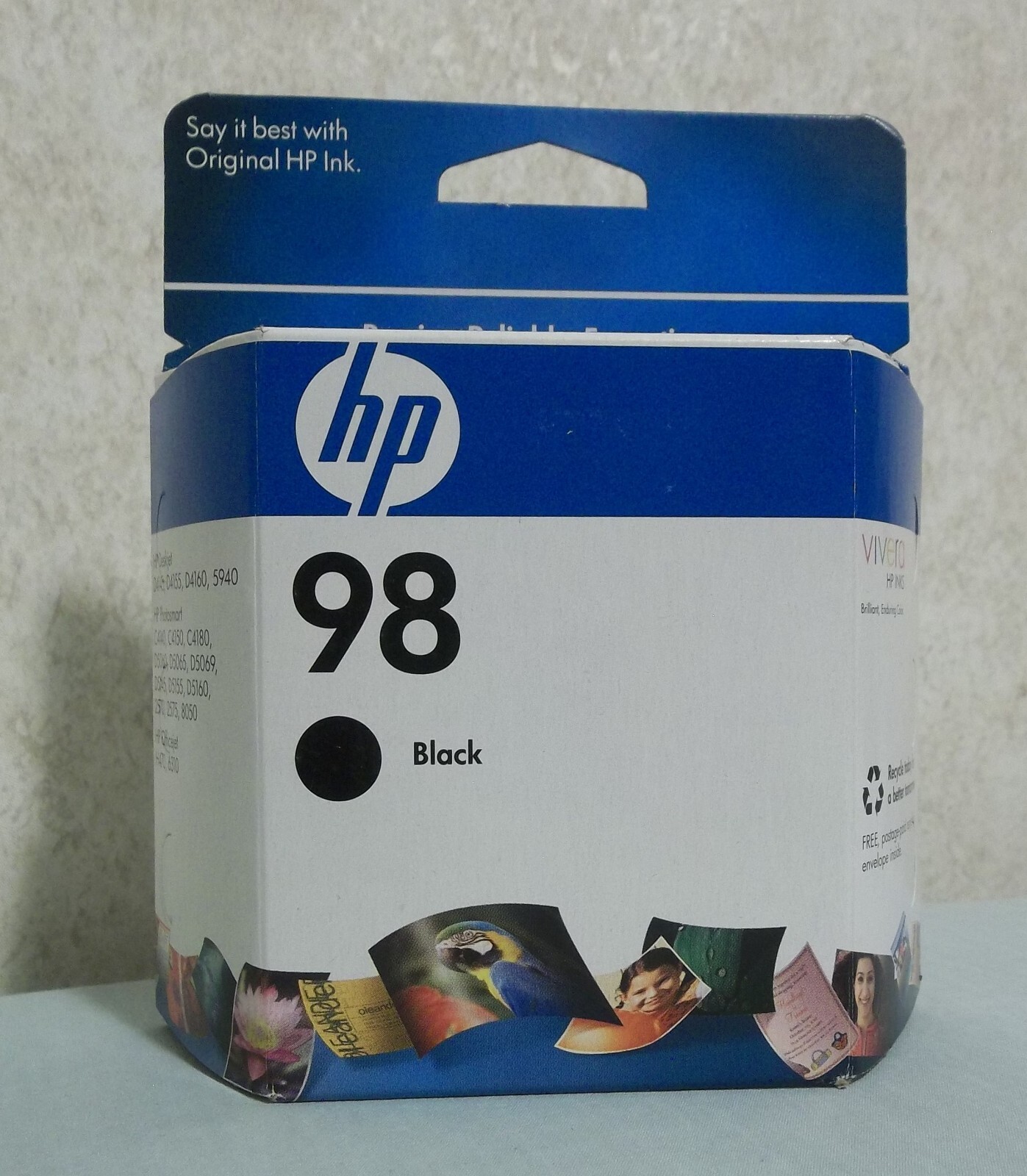 HP 98 Black Inkjet Print Cartridge - NIB - Expired