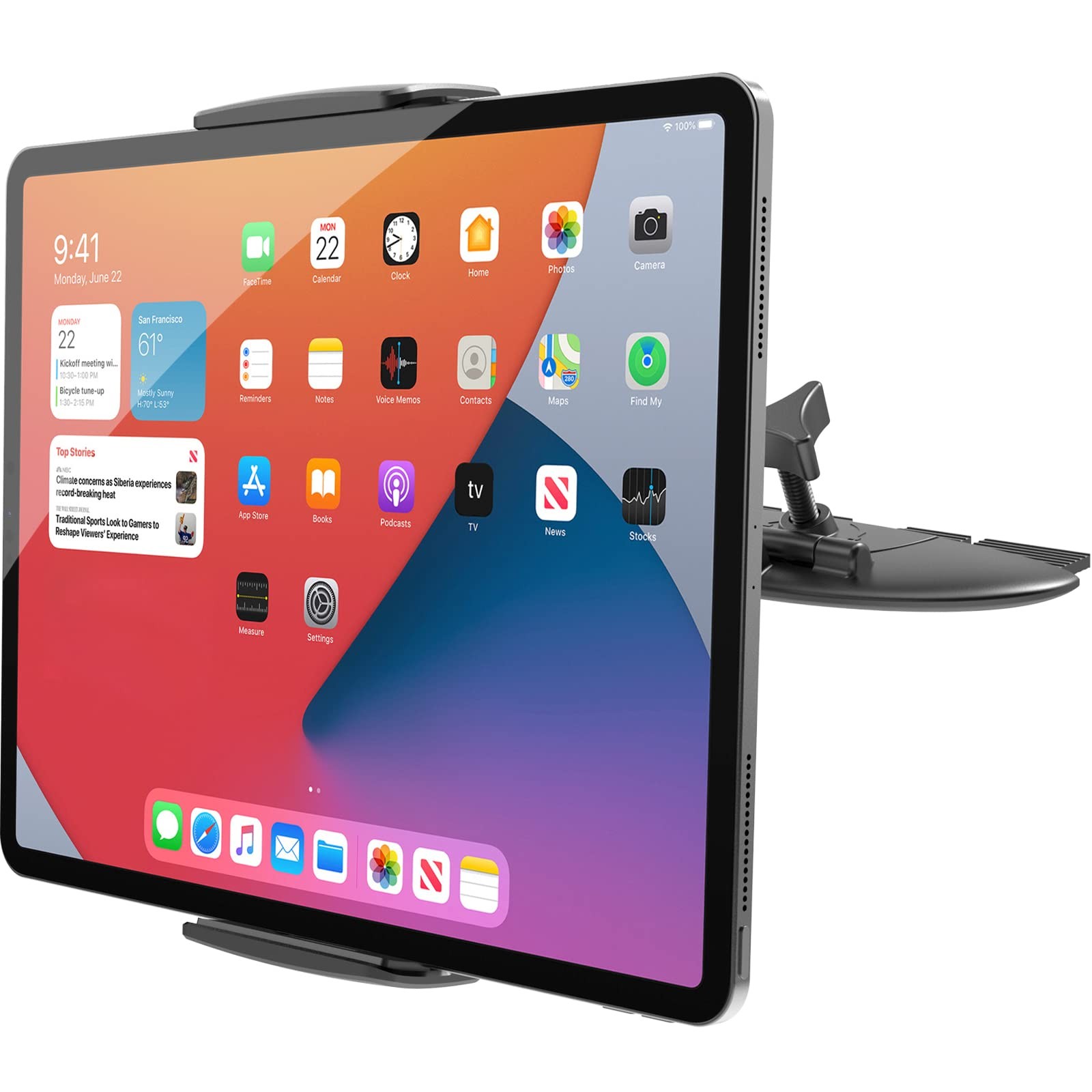 CD Slot Tablet Car Mount Holder 4.7-11 Inch Phone iPad Galaxy Bracket