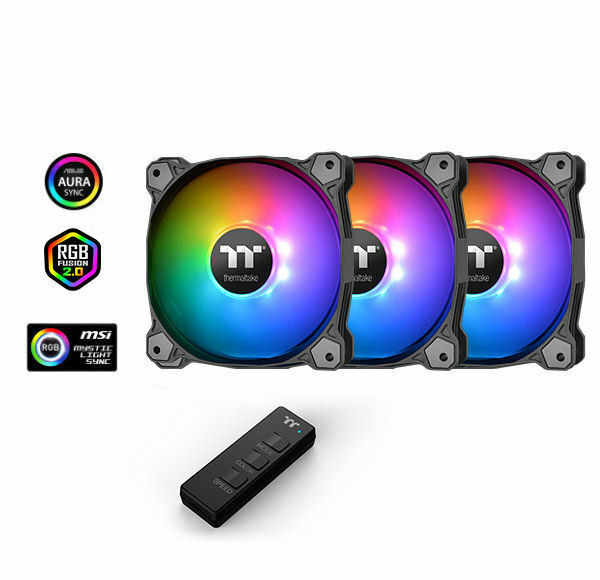 Thermaltake CL-F080-PL14SW-A Pure 14 ARGB Sync Radiator TT Premium, 3 Fan Pack