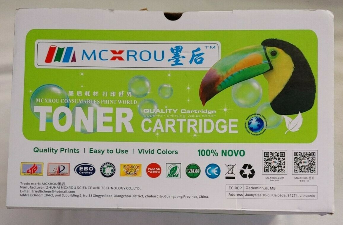 MC ROU Toner Cartridge MC-CF400X. 1 Set-| Colors: Black, Cyan, Magenta & Yellow