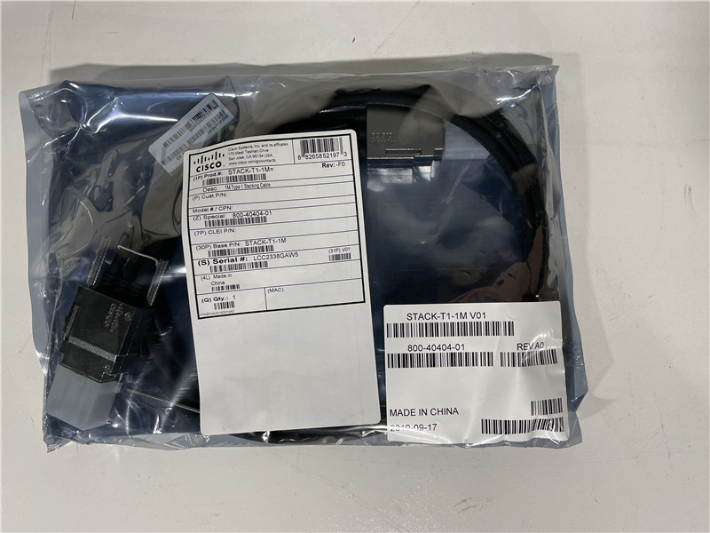 Cisco STACK-T1-1M Stacking Cable 1M New Open Box Genuine Cisco