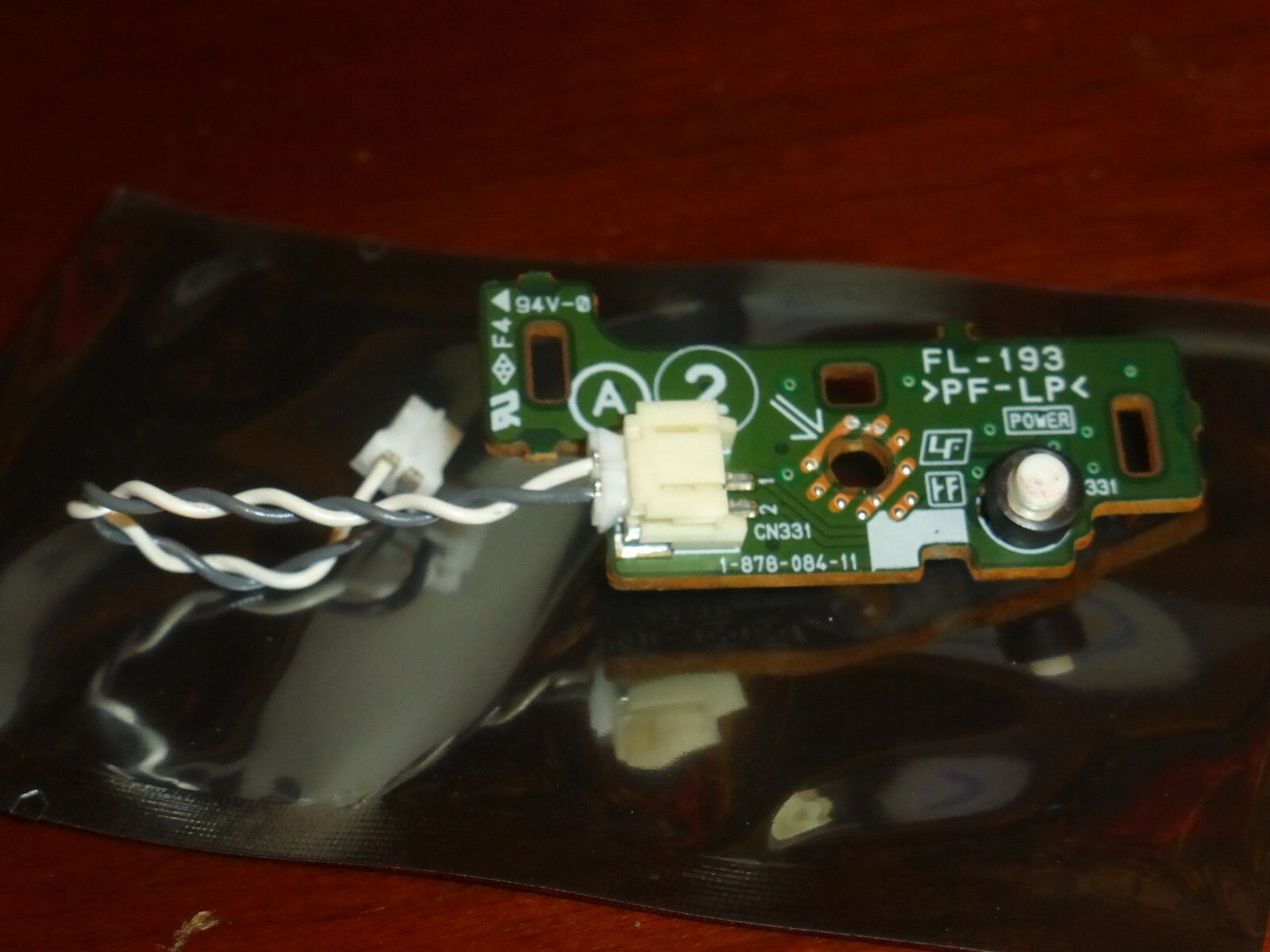 Sony 1-878-084-11 OEM Power On/Off Control Button for BDP-S360 Blu-Ray Player