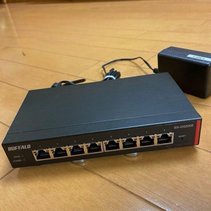 BUFFALO BS-GS2008 8-Port Layer 2 Giga Smart Switch