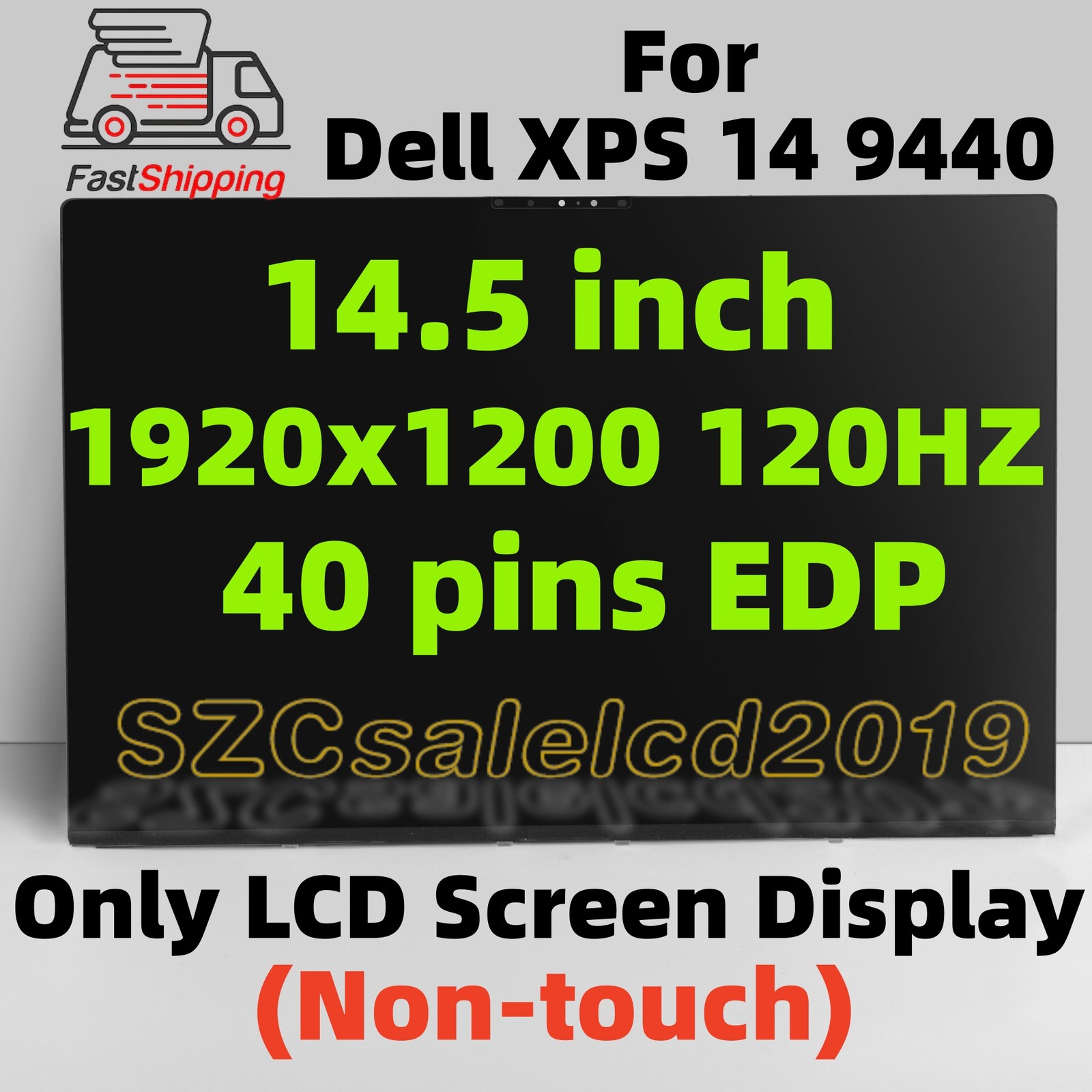 For Dell XPS 14 9440 8VCXJ LP145WU1-SPB1 08VCXJ LCD Screen Display Replacement
