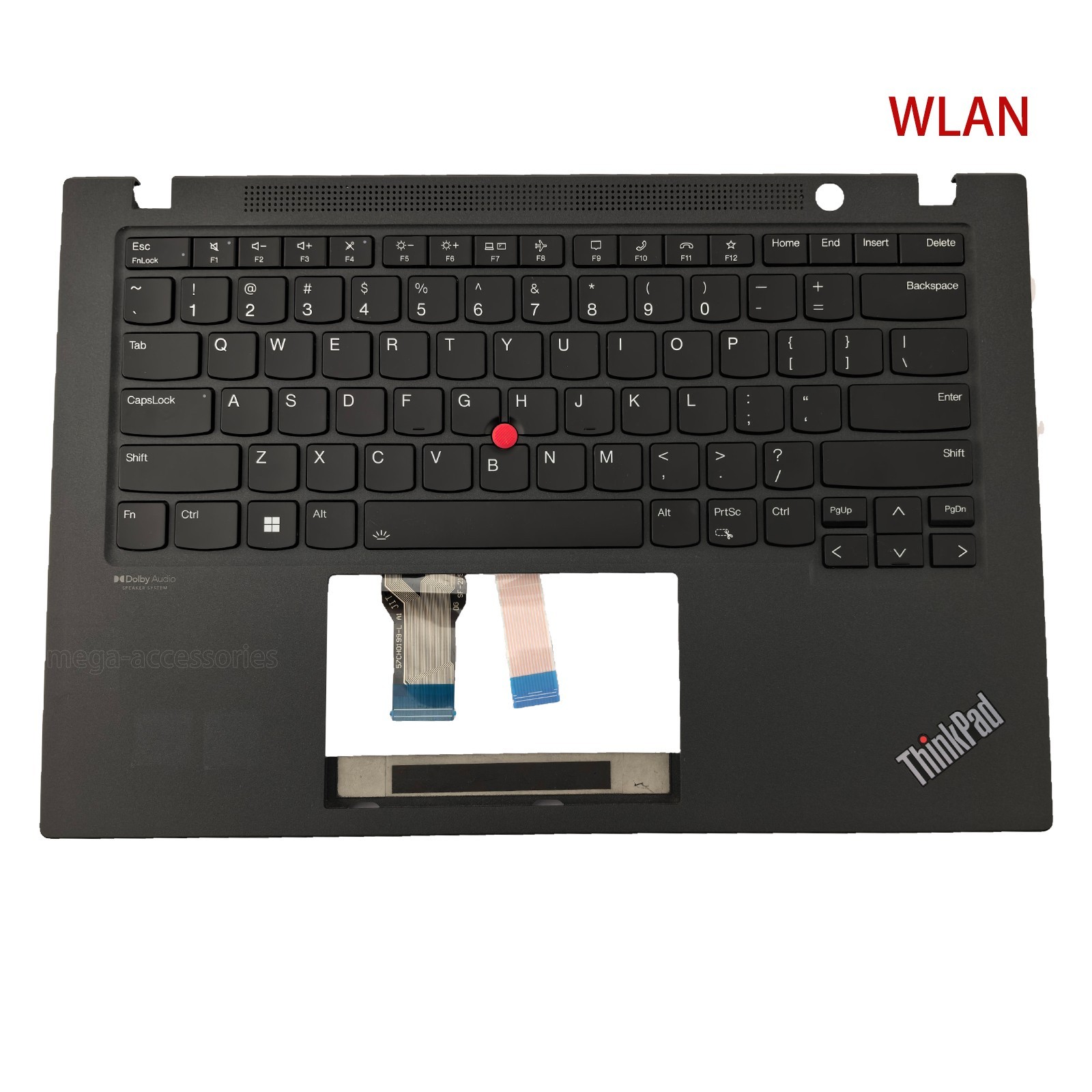 US Palmrest Upper Case Backlit Keyboard for Lenovo ThinkPad T14s Gen 2 WLAN