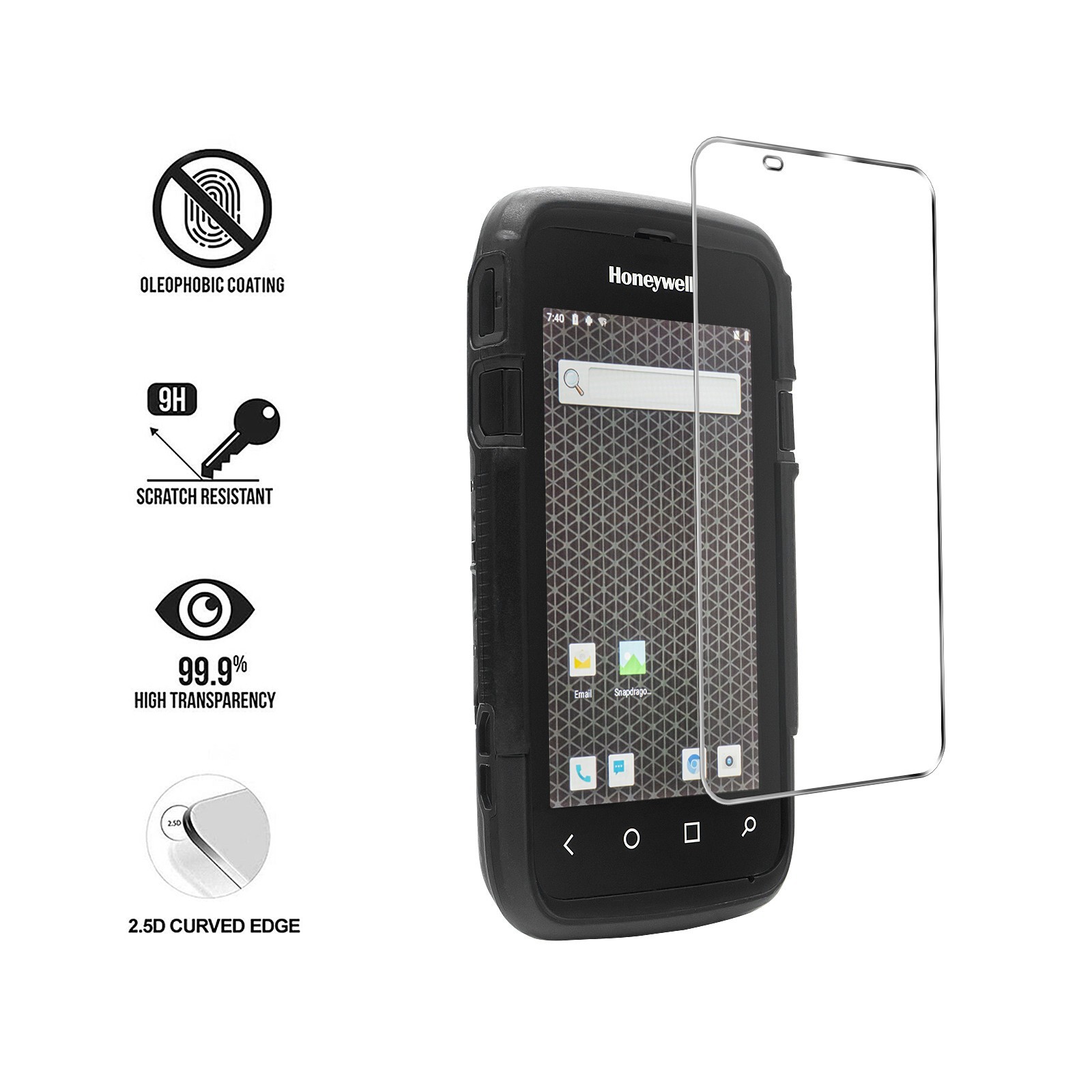 3PCS Tempered Glass Screen Protector For Honeywell Dolphin CT60 film lots