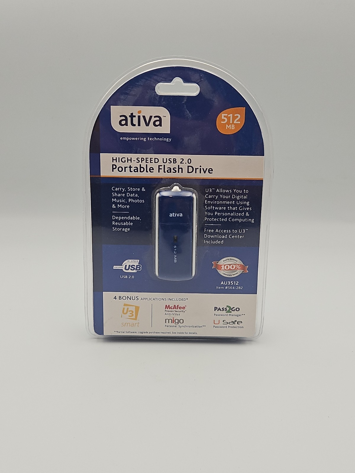 Ativa 512mb High speed usb 2.0 Portable Flash Drive