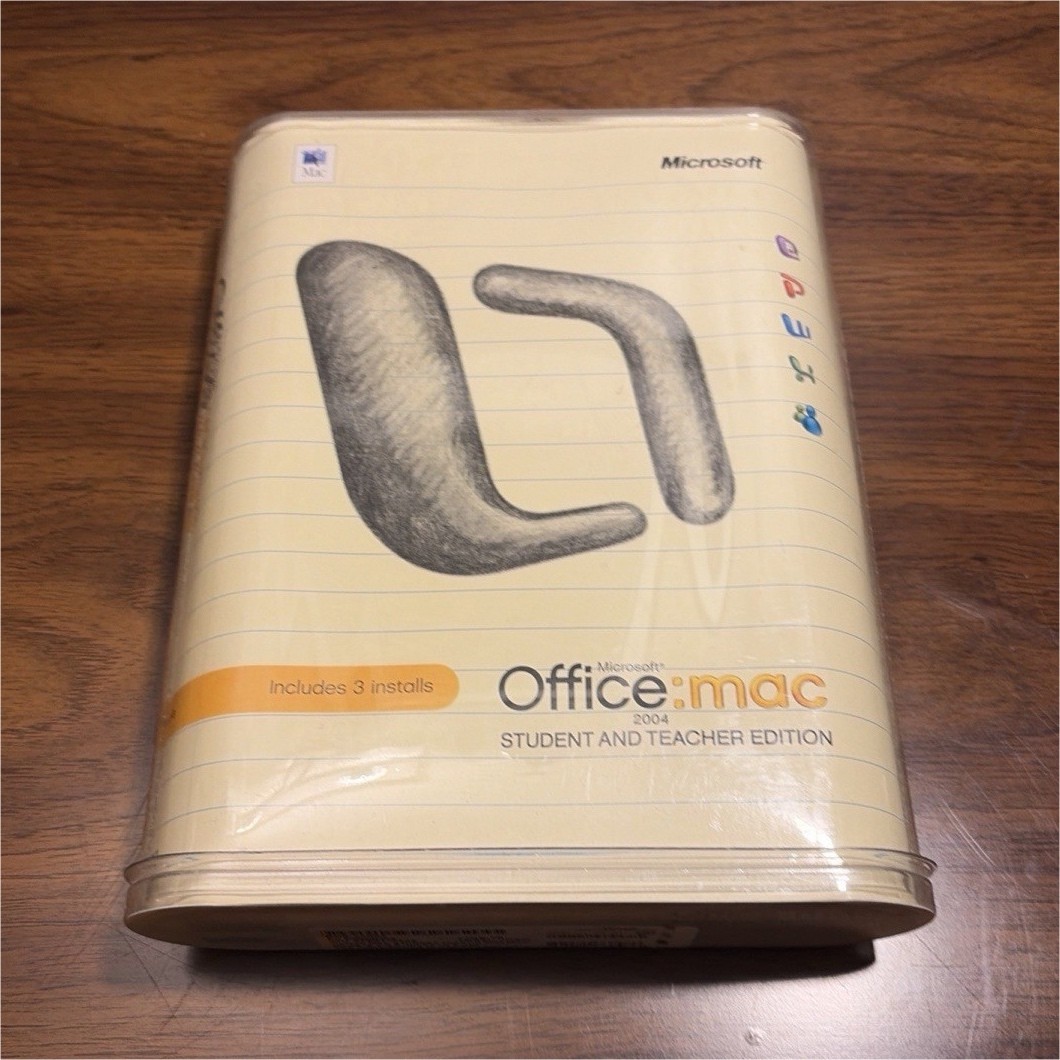Microsoft Office 2004 for Mac Student & Teacher Edition English CD, 3 Devices