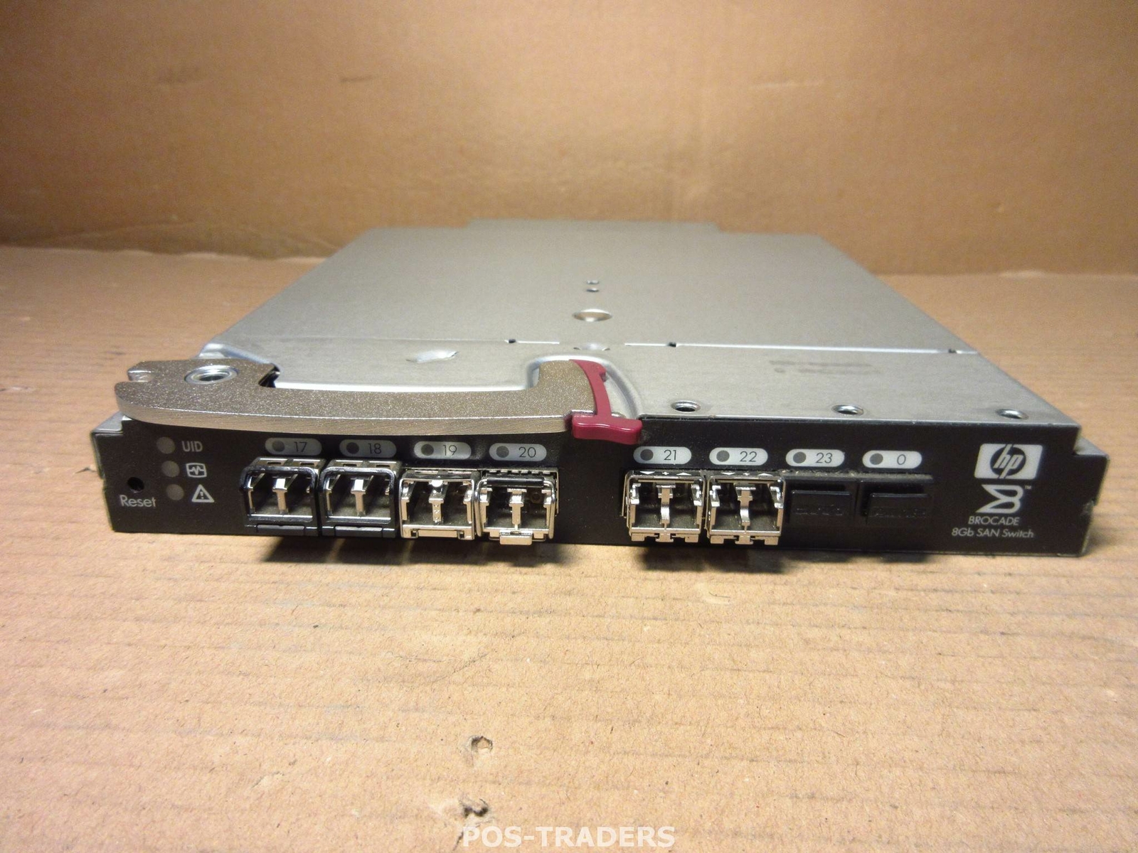 HP Brocade 8Gb SAN Switch AJ820A - INCL 6X SFP'S - FROM HP C7000 403323-B23