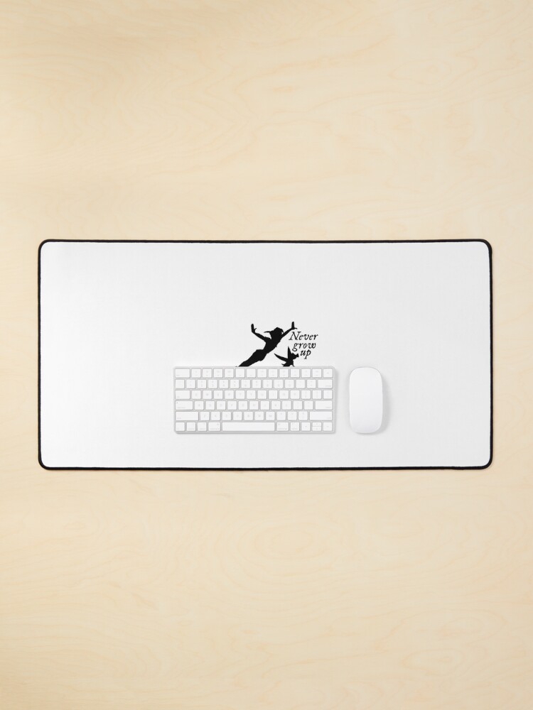 Peter And Tinkerbell Never Grow Up Desk Mat - Gift For Disney Fan