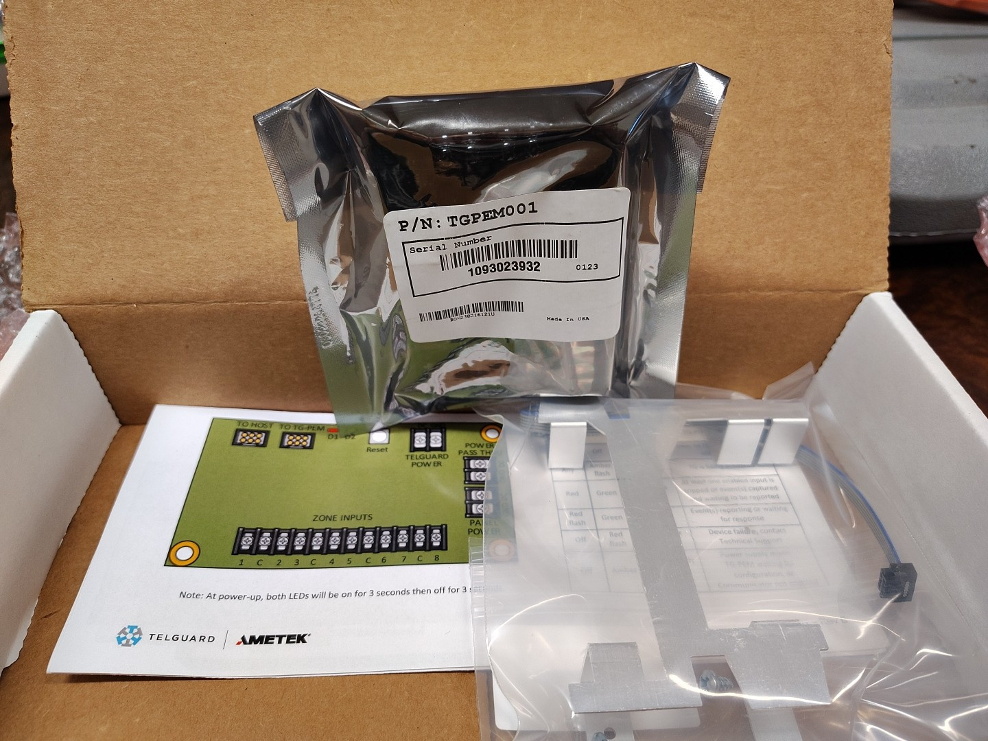 Telguard Telular TG-PEM TGPEM001 Power and Expansion Module