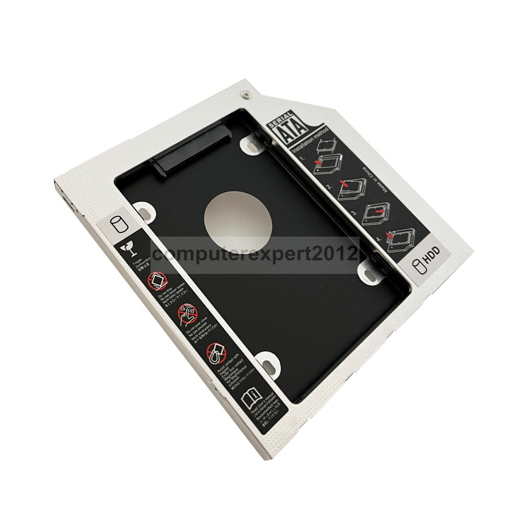 2nd Hard Drive HDD SSD Caddy for Fujitsu LifeBook H730 T732 T734 T902 T725 UJ8E2