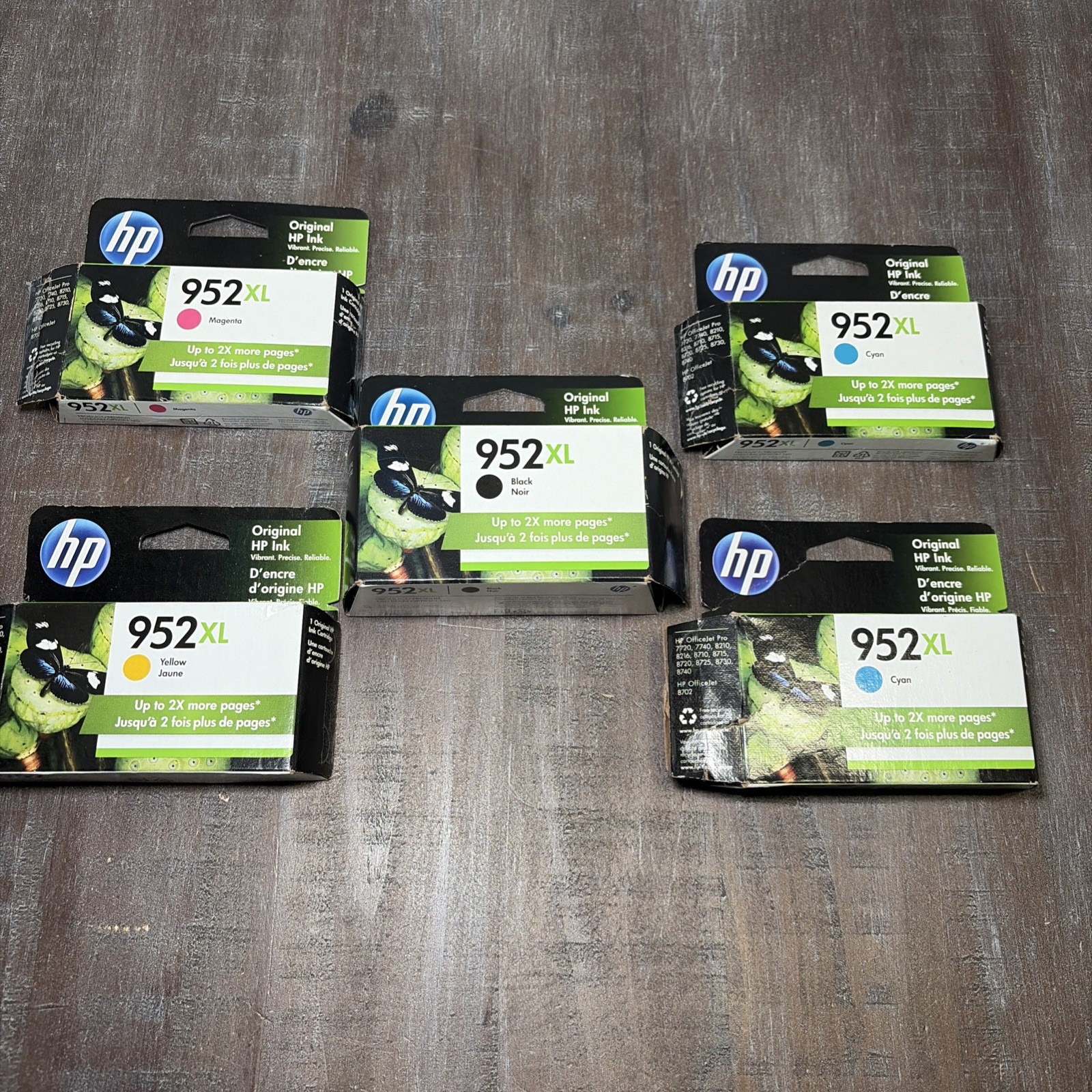 HP 952XL Ink Cartridge Open Box New Genuine HP Office Pro 8210 8720 exp. 2023