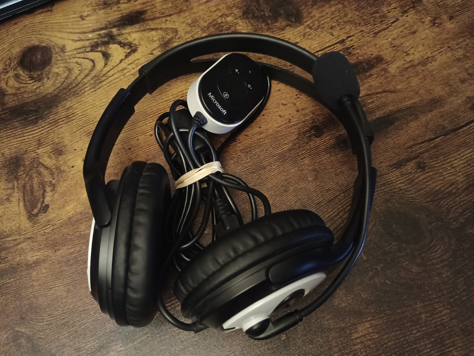 Microsoft LifeChat LX-3000 USB Stereo Headset Headphones Mic