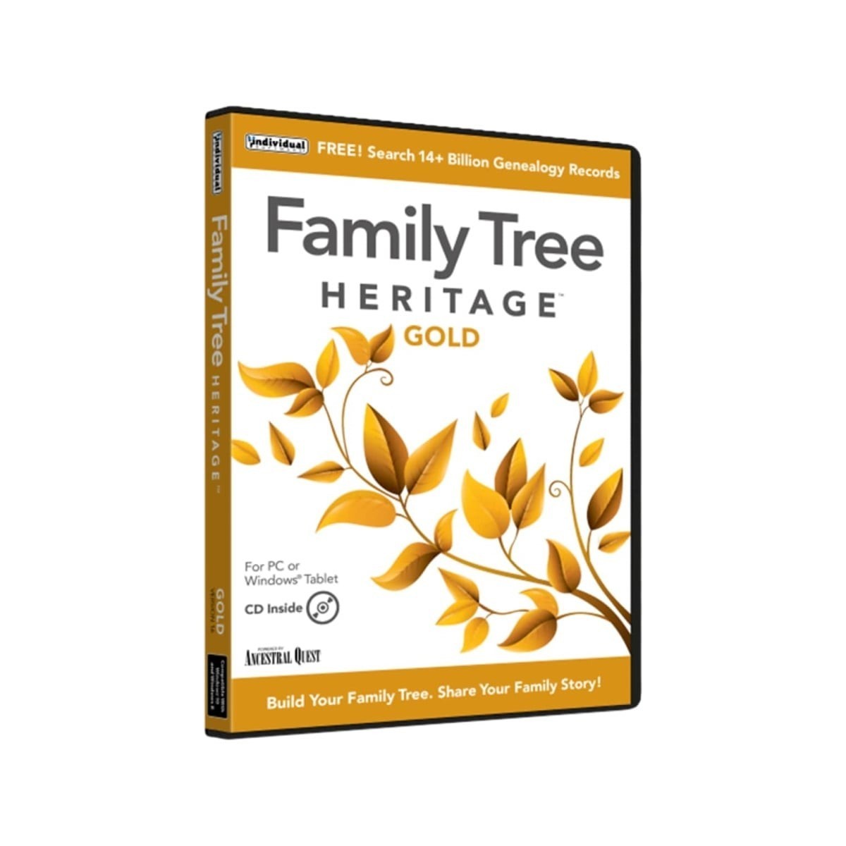 Family Tree Heritage GOLD 16 for Mac Learning Electronic Software #ESD-F16M
