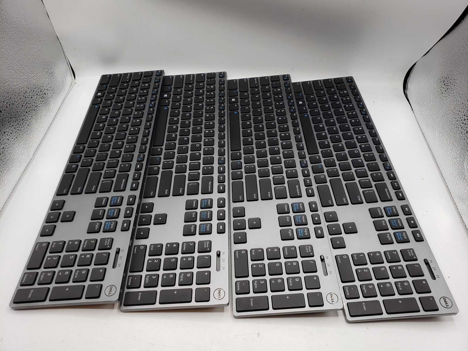 LOT OF 4 Dell WK717 Premier Wireless Bluetooth Gray Keyboard NO Dongle FREE S/H