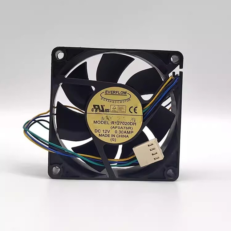 EVERCOOL R127020DH 7020 DC12V 0.30A 7CM 4-Pin CPU Cooling Fan