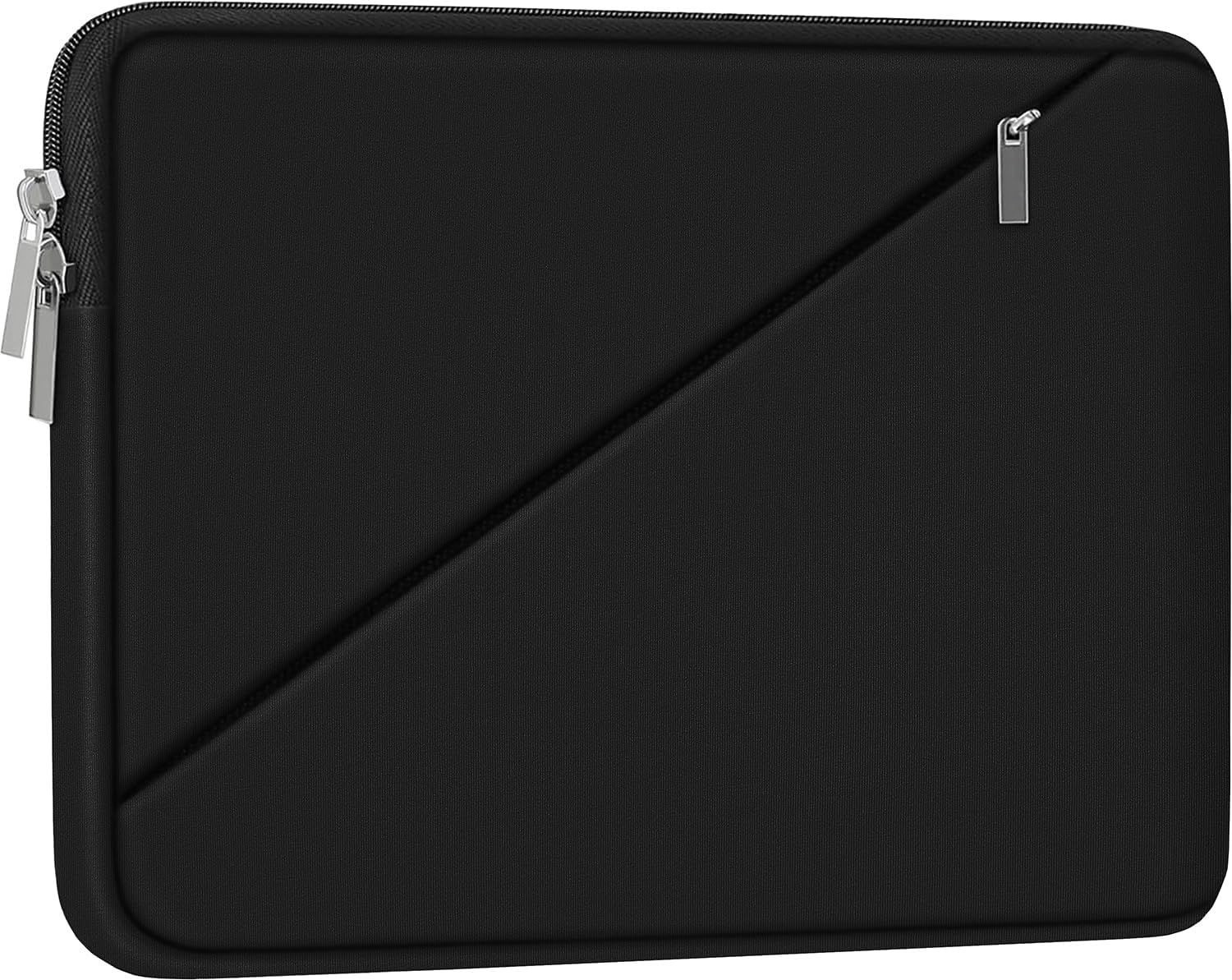 14 Inch Laptop Sleeve, Shockproof Case with Accessory Pocket for MacBook & More